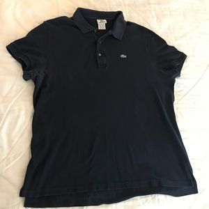Men's XXL Lacoste Navy Classic Polo Shirt
